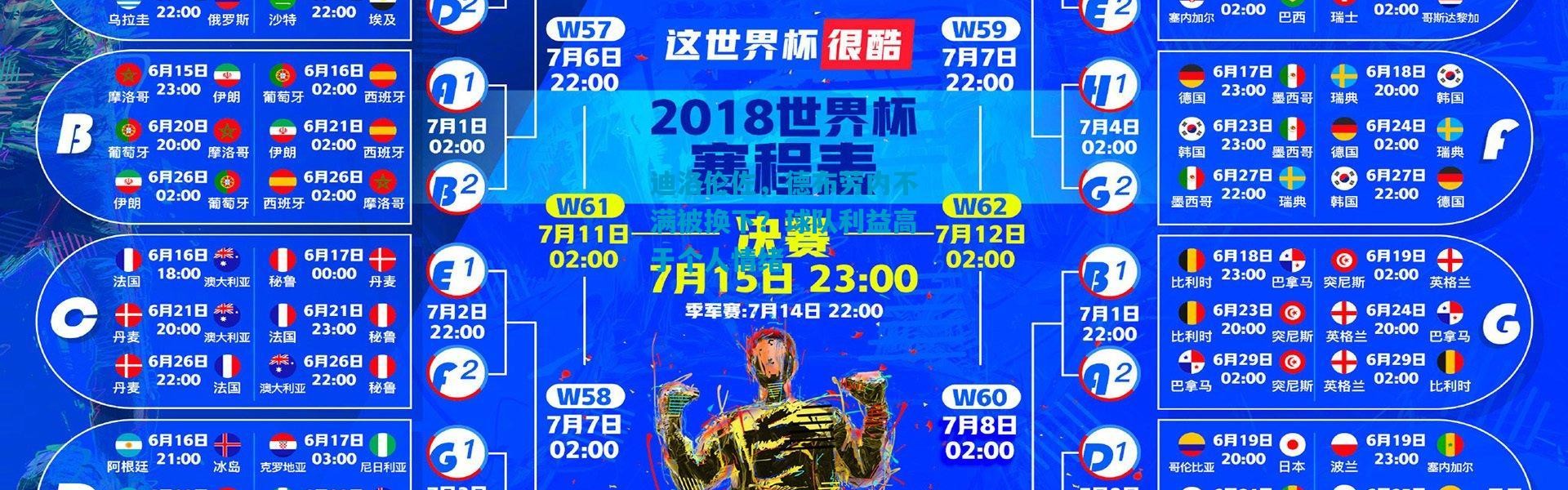 迪洛伦佐，德布劳内不满被换下？球队利益高于个人情绪